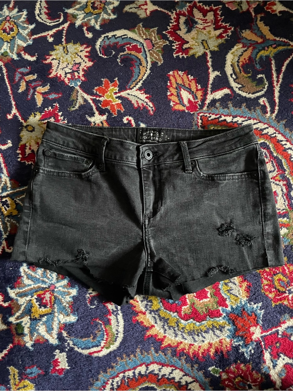 Lucky Brand Women's Black mini shorts